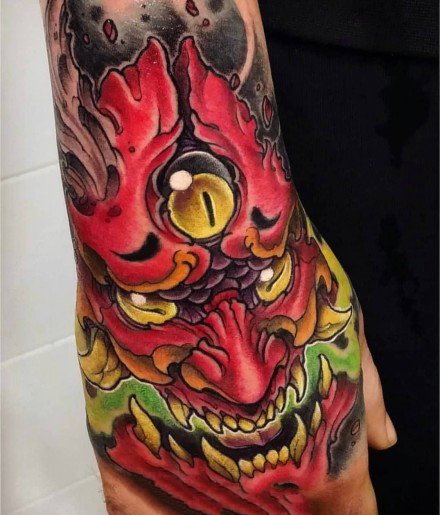 9张炫彩色新传统newschool般若纹身图案