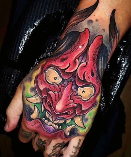 9张炫彩色新传统newschool般若纹身图案