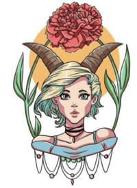 漂亮的9张卡通女生纹身手稿图片