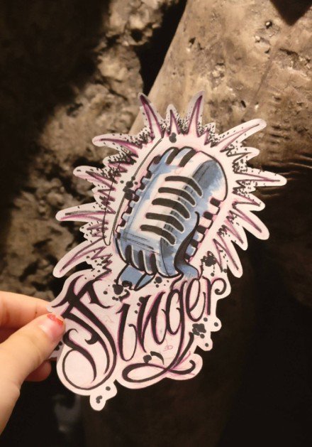 音乐爱好者喜欢的个性麦克风纹身图案