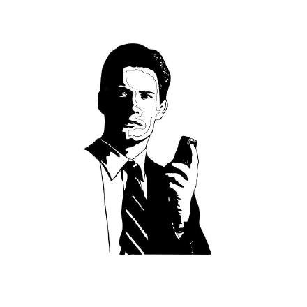 一组深黑色的创意纹身图案素材