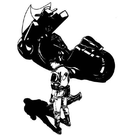 一组深黑色的创意纹身图案素材