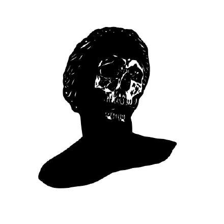 一组深黑色的创意纹身图案素材