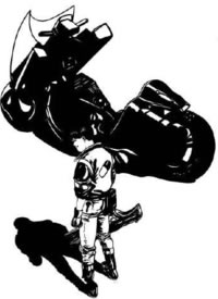 一组深黑色的创意纹身图案素材