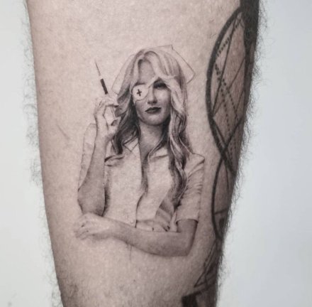 18张黑灰色的小清新纹身图案欣赏