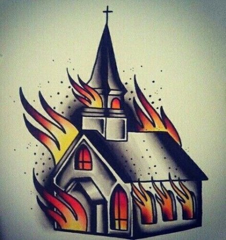 37组oldschool彩色纹身手稿图案欣赏