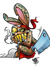 43组newschool的彩色纹身手稿图案