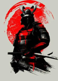 42组日式武士纹身手稿图案