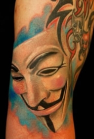 电影V字仇杀队主题的一组纹身图片