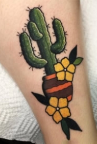 夕阳红黄色调的彩色小图纹身欣赏