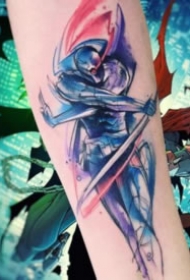35张色彩搭配好看的纹身水彩纹身图片