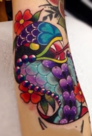 17张newschool风格的彩色动物等纹身图案