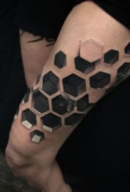 3D立体风格的一组纹身作品