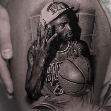 18张影视人物的写实暗黑纹身图案