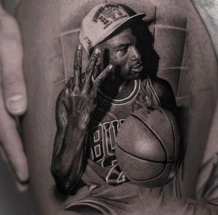 18张影视人物的写实暗黑纹身图案