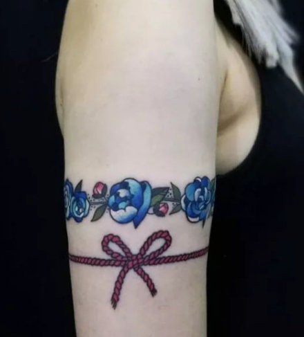 9张好看的手臂臂环纹身图案作品