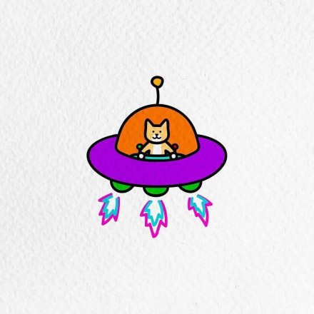 关于飞碟UFO的9张纹身作品图片