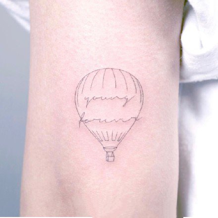 少女心爆棚的超可爱小卡通纹身图案