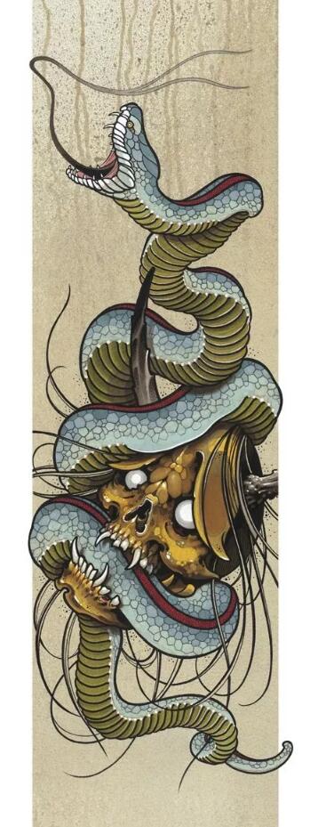 42组适合花臂包臂的的蛇纹身素材图片