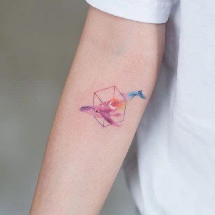 9张好看的鲸鱼纹身作品图片