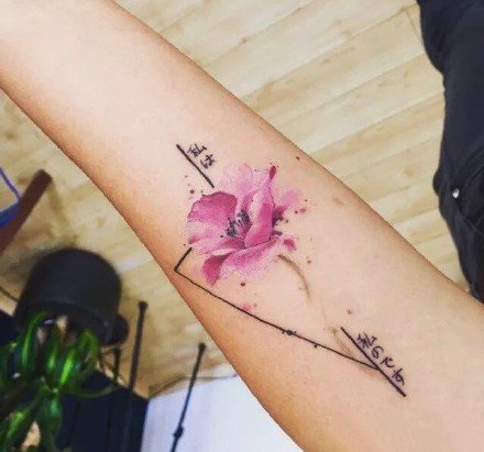 18组欧美水彩色的创意纹身图片