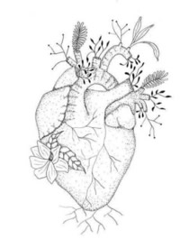 37组黑灰点刺小清新纹身手稿图案