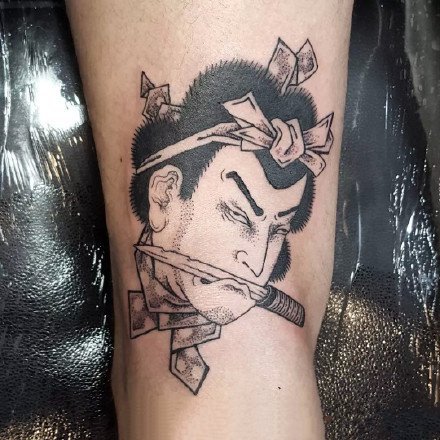 日式风格主题的人物纹身作品欣赏