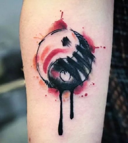 有意思的9张太极八卦图纹身图案