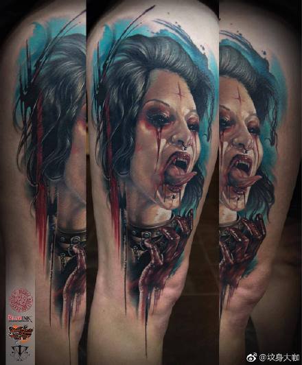 18组欧美立体3d写实风格的手臂纹身