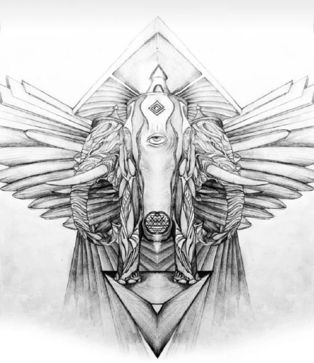 33组创意的大象纹身素材图案