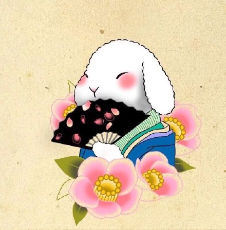 18组兔子艺伎结合的创意纹身手稿图