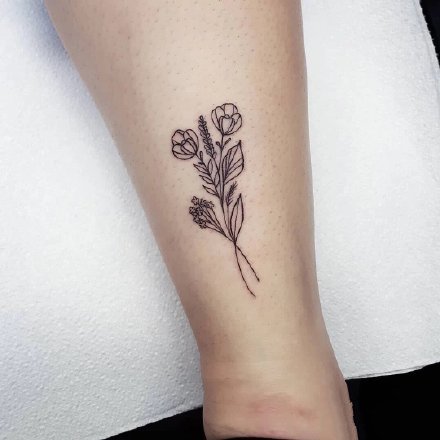 适合小臂的超简约可爱小纹身图18张