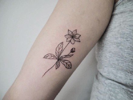 适合小臂的超简约可爱小纹身图18张