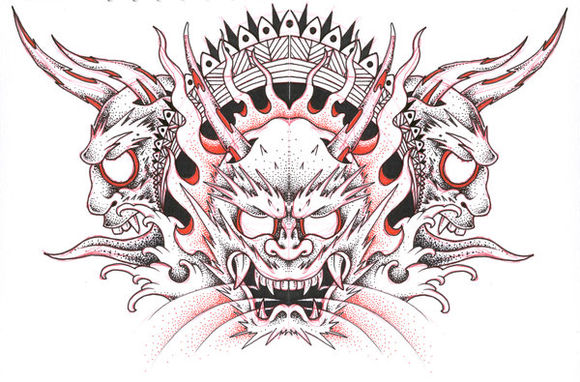 50组超好看的创意点刺纹身手稿图案