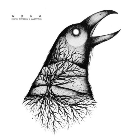 35组适合点刺的漂亮黑灰小图纹身手稿