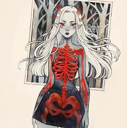 26组女生女郎的创意纹身手稿图片