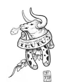 12组小清新的十二星座纹身手稿图案