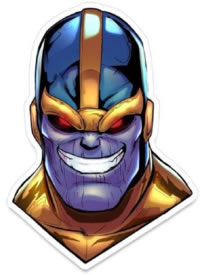 9张漫威人物角色的彩色纹身手稿图片