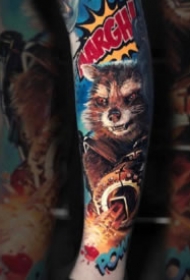 超逼真的色彩写实3d纹身作品图片