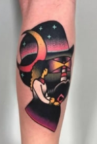 个性的一波oldschool彩图纹身9张