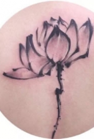 9张中国风水墨风格的纹身作品图