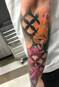 9张水墨彩色风格的纹身图片欣赏