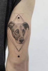 18组小清新点刺风格的小纹身图片