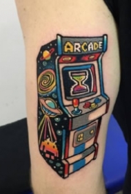 老式游戏机系列的一组纹身图片缩略频道推荐图