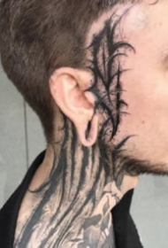 帅气的一组大暗黑字体纹身图片