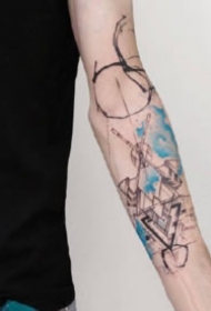 好看的水彩系列纹身作品图案18张