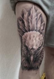 纹在膝盖上的一组创意纹身欣赏缩略频道推荐图