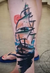 18张好看的小水彩纹身作品图片