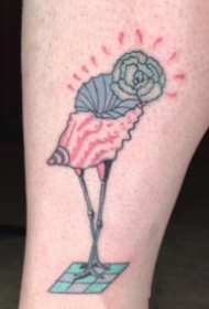 怪诞风格的一组创意小纹身图片