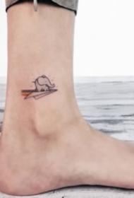 小清新的9张脚踝处好看的小纹身